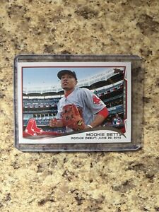 Mookie Betts 2014 Topps Update Rookie US-301 Boston Red Sox
