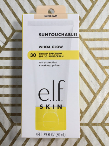 ELF SKIN Suntouchable! Whoa Glow SPF 30 Sun Protection + Makeup Primer Sunbeam