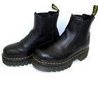 DDr DOC Martens Audrick Black Leather Platform Chelsea Boot Womens Size 8