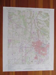 Bloomington Indiana 1987 Original Vintage USGS Topo Map