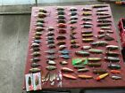 Fishing Lures Lot Of 81 Various Brands & Types Including Vintage and 8 Spoons