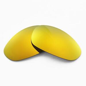 Walleva 24K Gold Polarized Replacement Lenses For Oakley Juliet Sunglasses