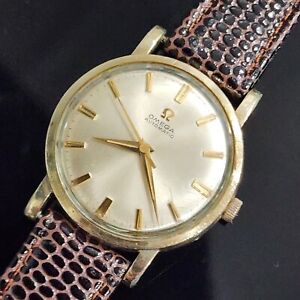 1962 Omega Automatic Ref. LLU 6289 Cal. 550 Men' Vintage 17 Jewels 10k GF Watch