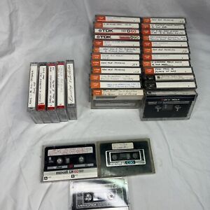 Lot of 32 used TDK SA cassettes: D60/D90 AD60 SONY MAXWELL MEMOREX FREE SHIP