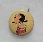 New ListingVintage 1946 OLIVE OYL Kellogg's PEP Cereal Pinback Button Pin King Features Syn