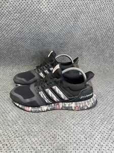 Adidas Ultraboost DNA Black Glow Pink Shoes Size 8.5 Womens