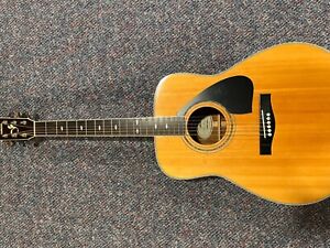Yamaha FG-450S Dreadnought Acoustic Guitar made in Taiwan v.good with hard case