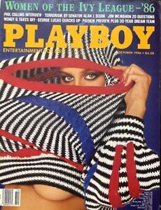 Playboy October 1986 IVY LEAGUE Girls-Phil Collins Interview-Jim McMahon 20Q