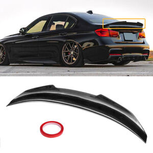 For BMW F80 M3 & F30 2012-2018 Carbon Black PSM Duckbill Trunk Rear Spoiler Wing (For: 2018 BMW)