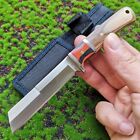 High-quality outdoor tactical survival camping sharp peeling straight knife