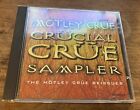 Motley Crue CD Crucial Crue Sampler Reissues 17 track promo VG