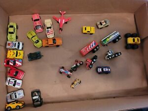 Micro Machines Hot Wheels Miniature Other Lot Semi Dodge Challenger Motorcycle