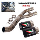 For Yamaha YZF R1 MT-10 2015-2022 Exhaust Mid Link Pipe Carbon Tail Muffler Tips