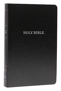 KJV Holy Bible: Gift and Award, Black Leather-Look, Red Letter, Comfort Print
