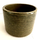 Zanesville Stoneware Company Pottery Planter Bowl Vase #4004 Homespun Line