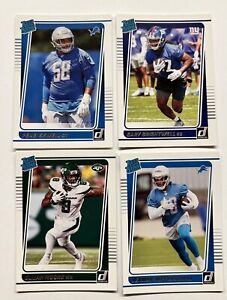 2021 Donruss Rated Rookie Football Cards Lot     *Freshly Opened**   10 Card Lot