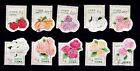 Japan 4384a-e & 4385a-e Roses 63 & 84 Yen sets [10 USED Stamps, 2020]