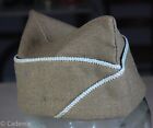 US WW2 Army Infantry OD Wool Enlisted Overseas Hat Cap Tailor Made 6 3/4 Mot 491