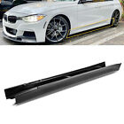 For 12-18 F30 F31 M SPORT SIDE SKIRTS EXTENSION PAIR FOR ALL BMW 3 SERIES SEDAN (For: More than one vehicle)