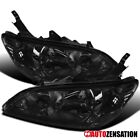 Fit 2004-2005 Honda Civic Coupe Sedan Smoke Headlights Assembly Left+Right 04-05 (For: 2005 Civic)
