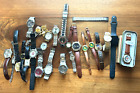 Lot of 23 Vintage Wristwatches - Fossil - Seiko - Timex - Anriya - Geneva Apple