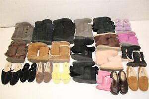 UGG BOOTS AND SLIPPERS HUGE Lot Wholesale Used for Refurbish Rehab Resale