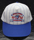 Toronto Blue Jays 1992 World Series Champions Vintage Pinstripe Snapback Cap Hat
