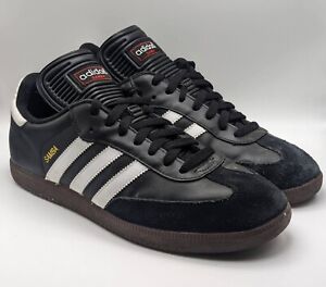 Adidas Samba Mens OG Black Classic Soccer Shoes Sneaker Gum Soles Size 10