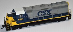 HO Scale Athearn CSX Number 6341 DC Diesel Locomotive - Free US Shipping