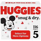New ListingHuggies Snug & Dry Baby Diapers, Size 5, 156 Ct