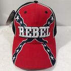Southern Rebel Baseball Hat Snatch Strap Adjustable 3D Embroidered Cap NWT