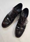Clarks Maroon Leather Oxford Brogues US 9.5 M