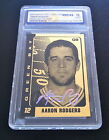 AARON RODGERS AUTOGRAPHED GEMMT 10 LIMITED EDITION 2008 23KT GOLD CARD! PACKERS!
