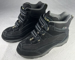 LL Bean Women’s TEK 2.5 Waterproof Ankle Boots Black Suede Hiking Size 8W NWOB