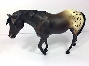 Vintage Breyer Horse #174 Indian Pony 1970's Dark Bay Appaloosa Traditional 9x12