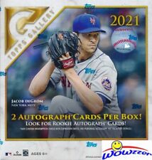 2021 Topps Gallery Baseball Factory Sealed MEGA HOBBY Box-2 AUTOS+100 Cards!