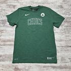 Nike Boston Celtics Shirt Mens Medium Green NBA Basketball Dri Fit Swoosh
