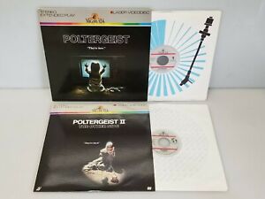 Set of 2, Poltergeist and Poltergeist II Stereo Extended Play Laser Video Disc
