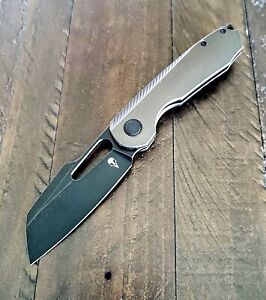 Sparrow Strix V4 Bronze Wash Titanium Folding  Knife #04/43 Sold Out Everywhere!