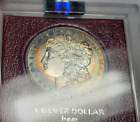 1887-S MORGAN $1 REDFIELD HOARD COIN NGC MS63 COLORED PERIPHERAL TONING PQ COIN