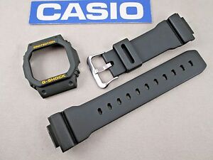 Genuine Casio G-Shock G5600A-3 GWM5600A-3 watch band & bezel set dark green