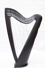 Musical Instrument Black 22 String Lever Harp Celtic Irish Style Carrying Bag St