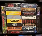 Horror VHS Lot Of 18 Tapes Vampire Haunting Slasher Classics 80s 90s Action...