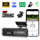 Waycam 4K Dash Cam Front and Rear Car DVR With WiFi & GPS,Dash Camera for Cars