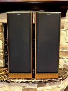 Pair Of Sony Speakers Model SS - U521AV 12” Woofers 270 Watts Each