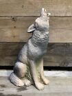 Howling Wolf Garden Statue, Garden Décor