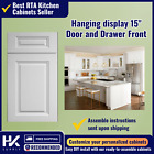 New ListingKitchen Cabinet Aspen White Hanging Display Door and Drawer Front (ASP-KIOSK-DA)