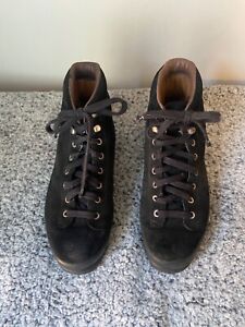 LL Bean Womens Ankle Boots 8 M Black Suede Thinsulate Hiking Lace Up Shoes