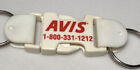 Vintage Avis Car Rental Seat Belt Auto Car Driver Safety Automotive Keychain