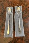 Two Sterling Silver Baby Spoons, New